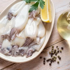 Frozen Squid 1 kg Cleaned Pack